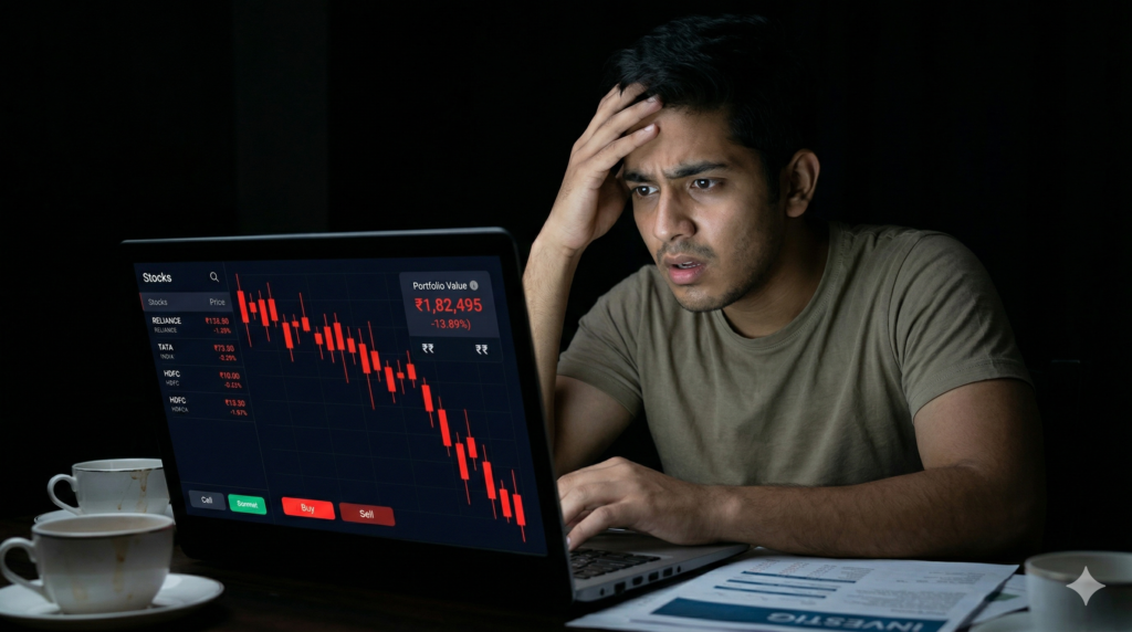  stock market beginner mistakes india
