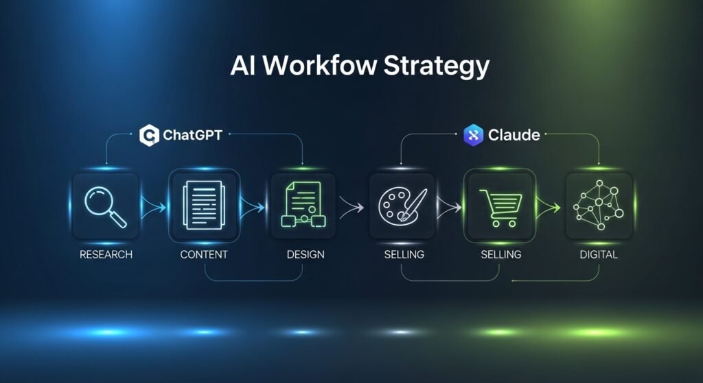 ChatGPT vs Claude workflow earning strategy India
