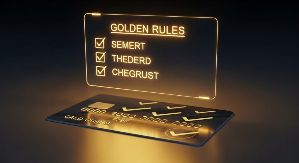 Credit Card smart use golden rules India 2026