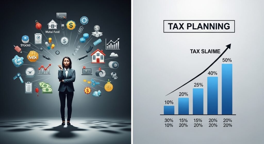 new vs old tax regime decision India table
