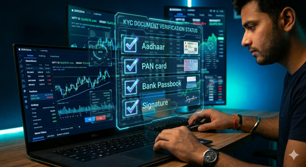 Zerodha account खोलने के लिए जरूरी documents 2026