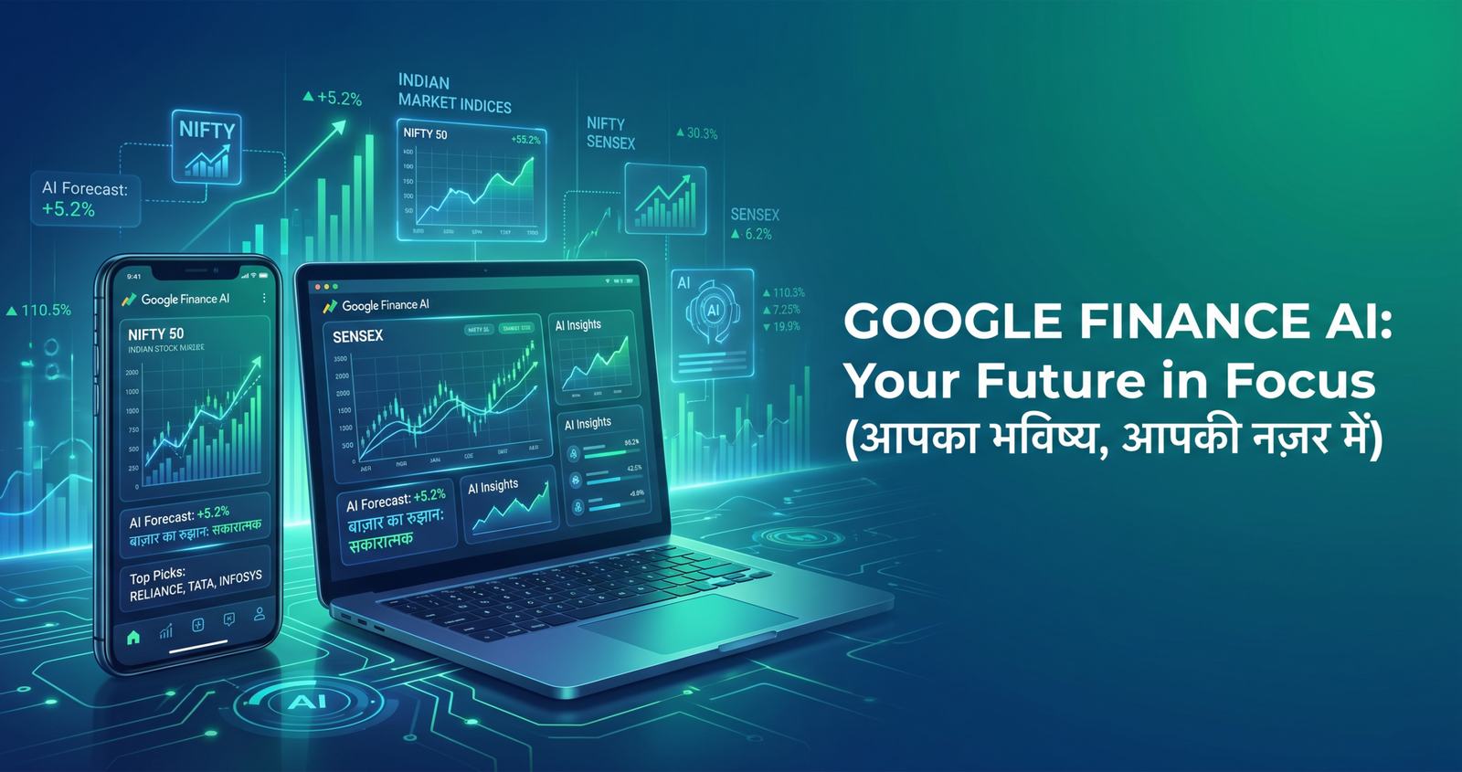 गूगल फाइनेंस AI India Hindi stock research 2026