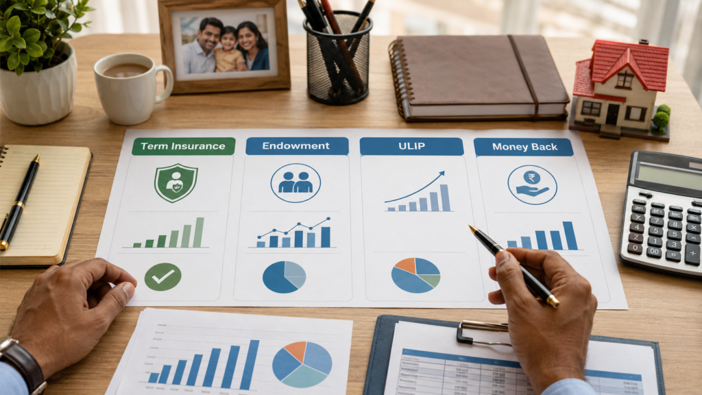  टर्म इंश्योरेंस क्या होता है और 2026 में सही प्लान comparison dashboard